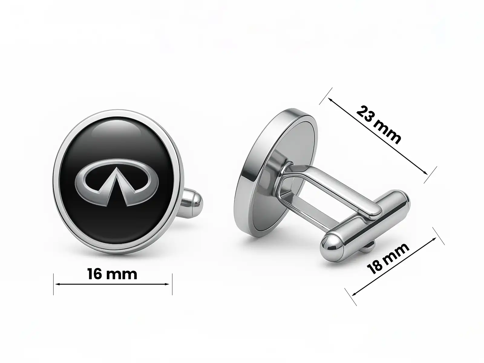 Infiniti Boutons de Manchette Homme Personnalisés Luxe Pro